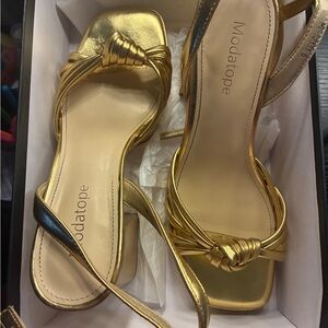 Gold Women's Heels